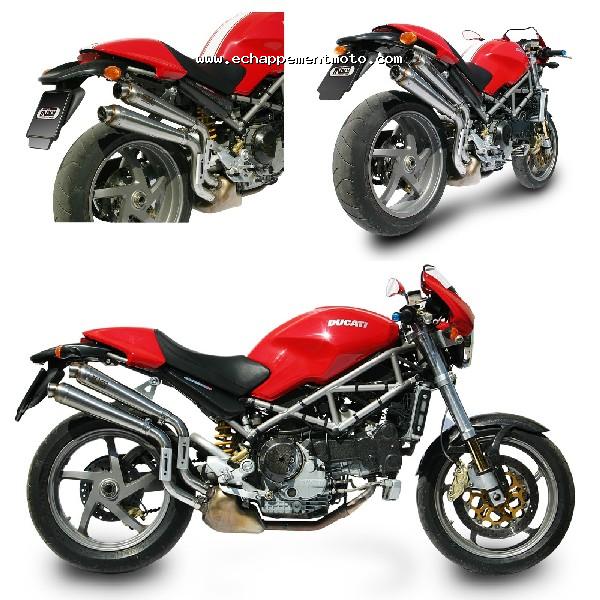 DUCATI MONSTER S4R - MIVV DOUBLES SORTIES ALUMINIUM